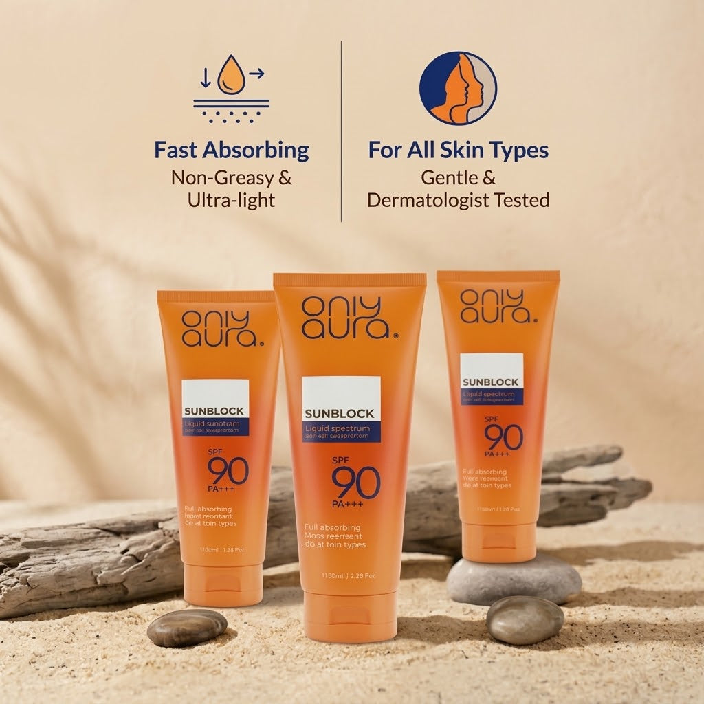 Only Aura Sunblock SPF90