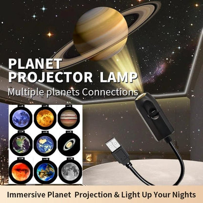 USB Ceiling Moon Earth Projection Atmosphere Light