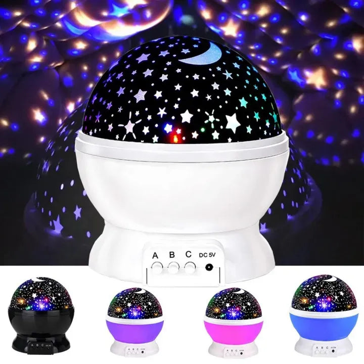Star Master Rotating Night Light Projector
